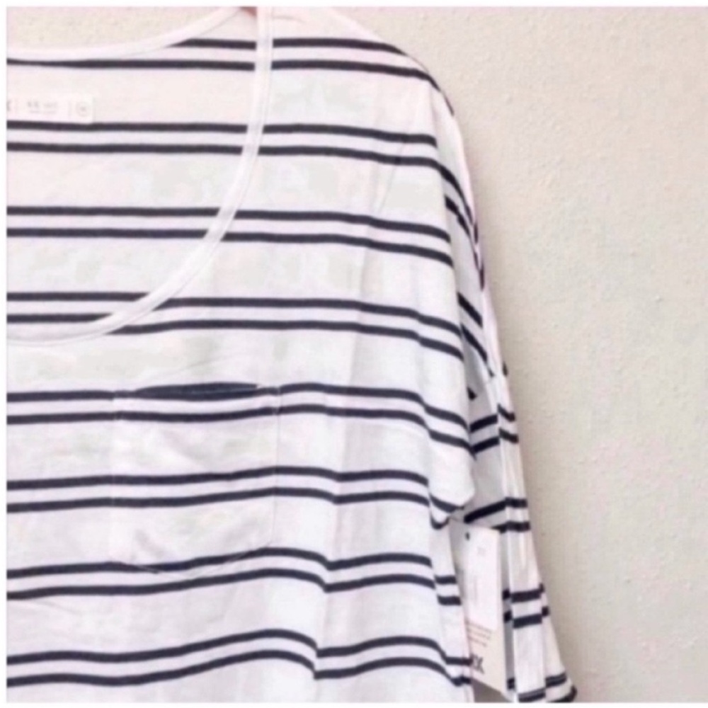 Krochet Kids “Byrdie” Striped Boxy Tee - Picture 3 of 7